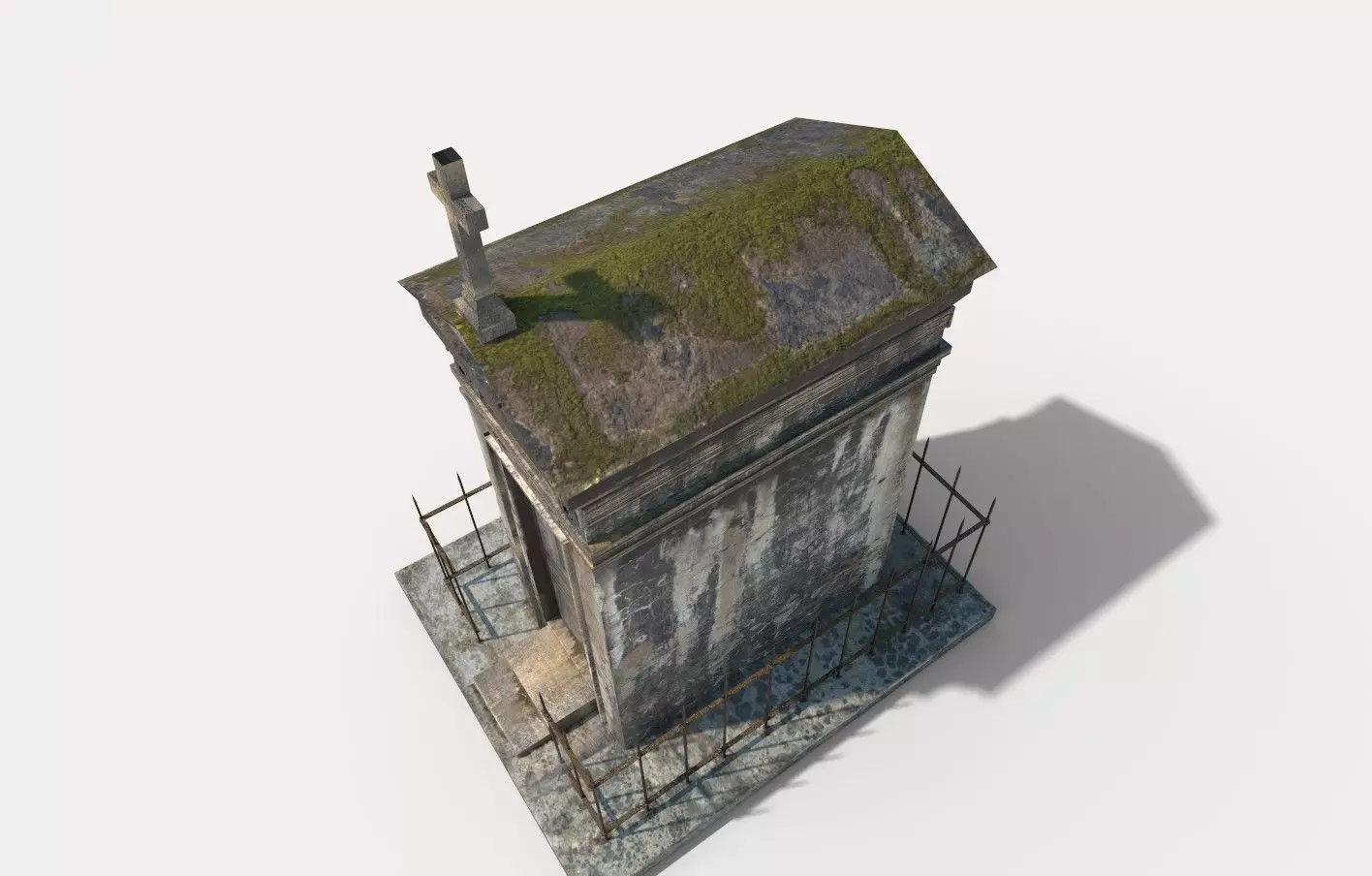 Old Mausoleum 3D model_8