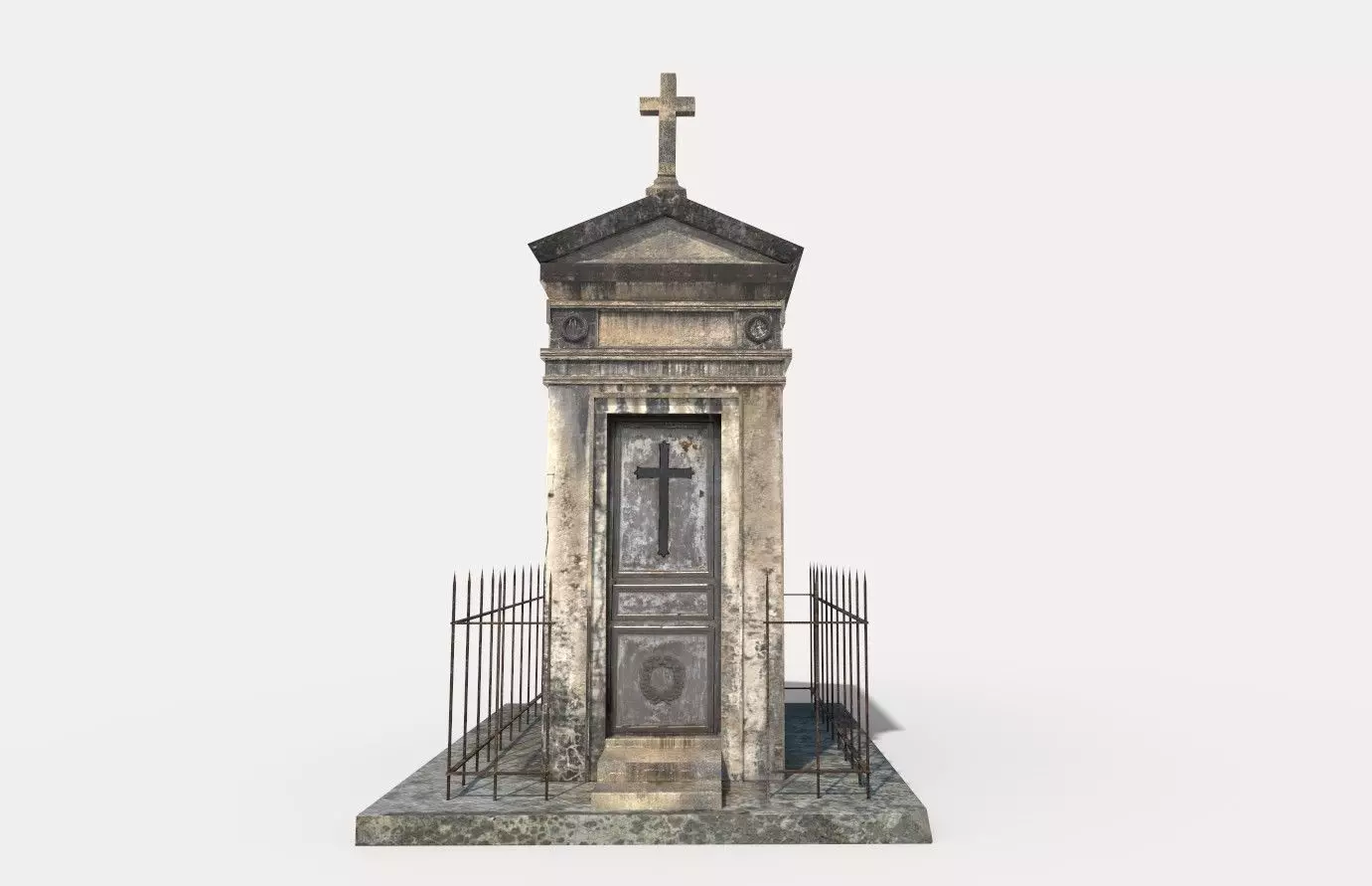 Old Mausoleum 3D model_1