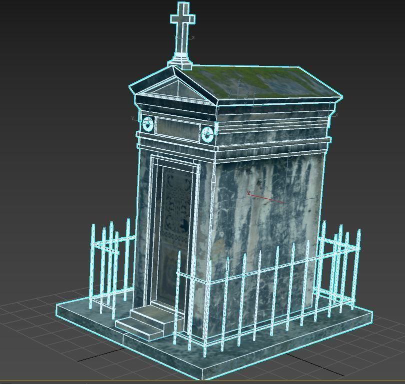 Old Mausoleum 3D model_10