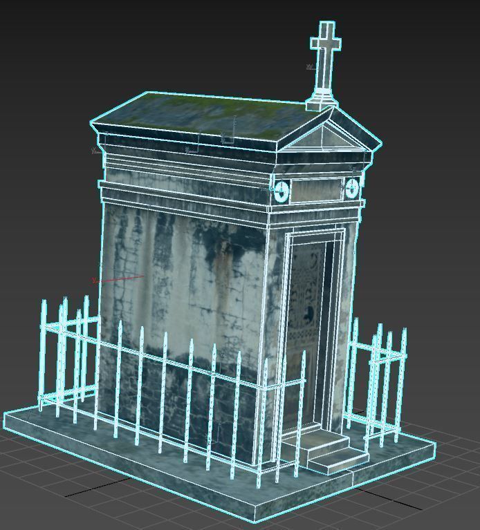 Old Mausoleum 3D model_9
