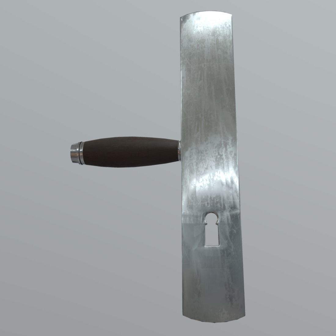 Door Handle 2 Low-poly 3D model_8