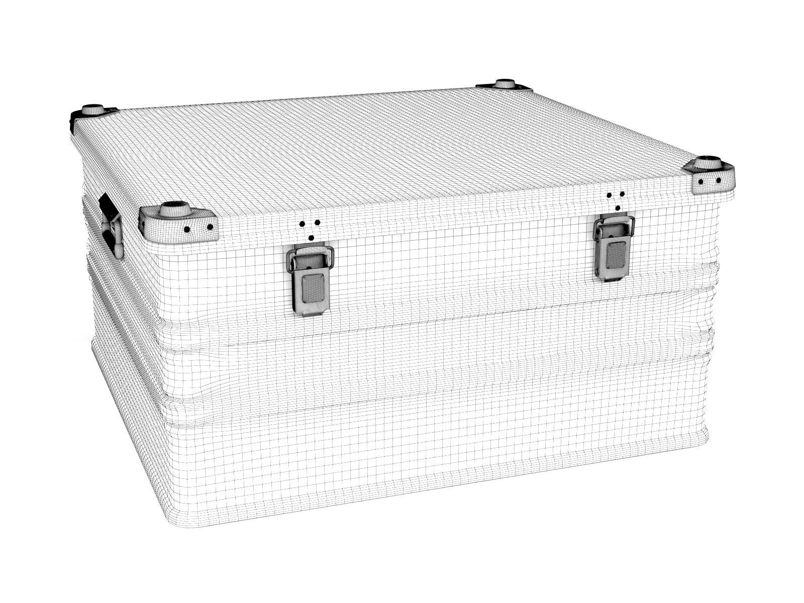 Aluminium case 05 3D model_1