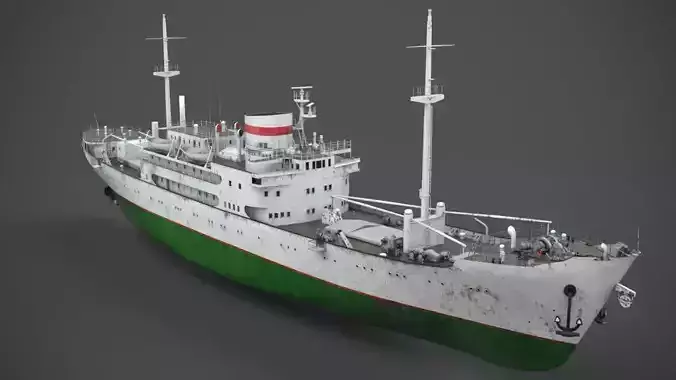 Old vessel 3D model