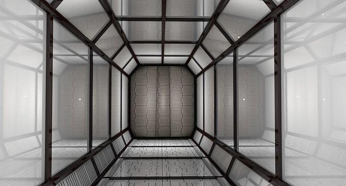 Sci Fi Corridor 3D model