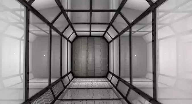 Sci Fi Corridor 3D model