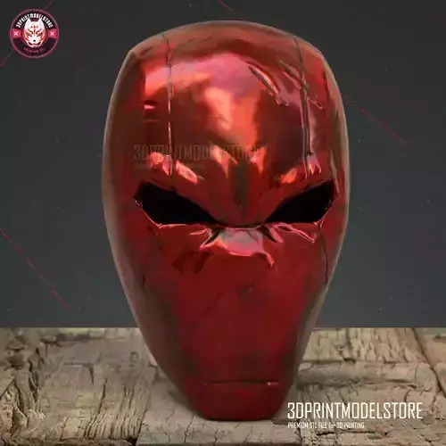 Red Hood Rebirth Helmet -  Red Hood Mask Jason Todd Superhero 3D print model
