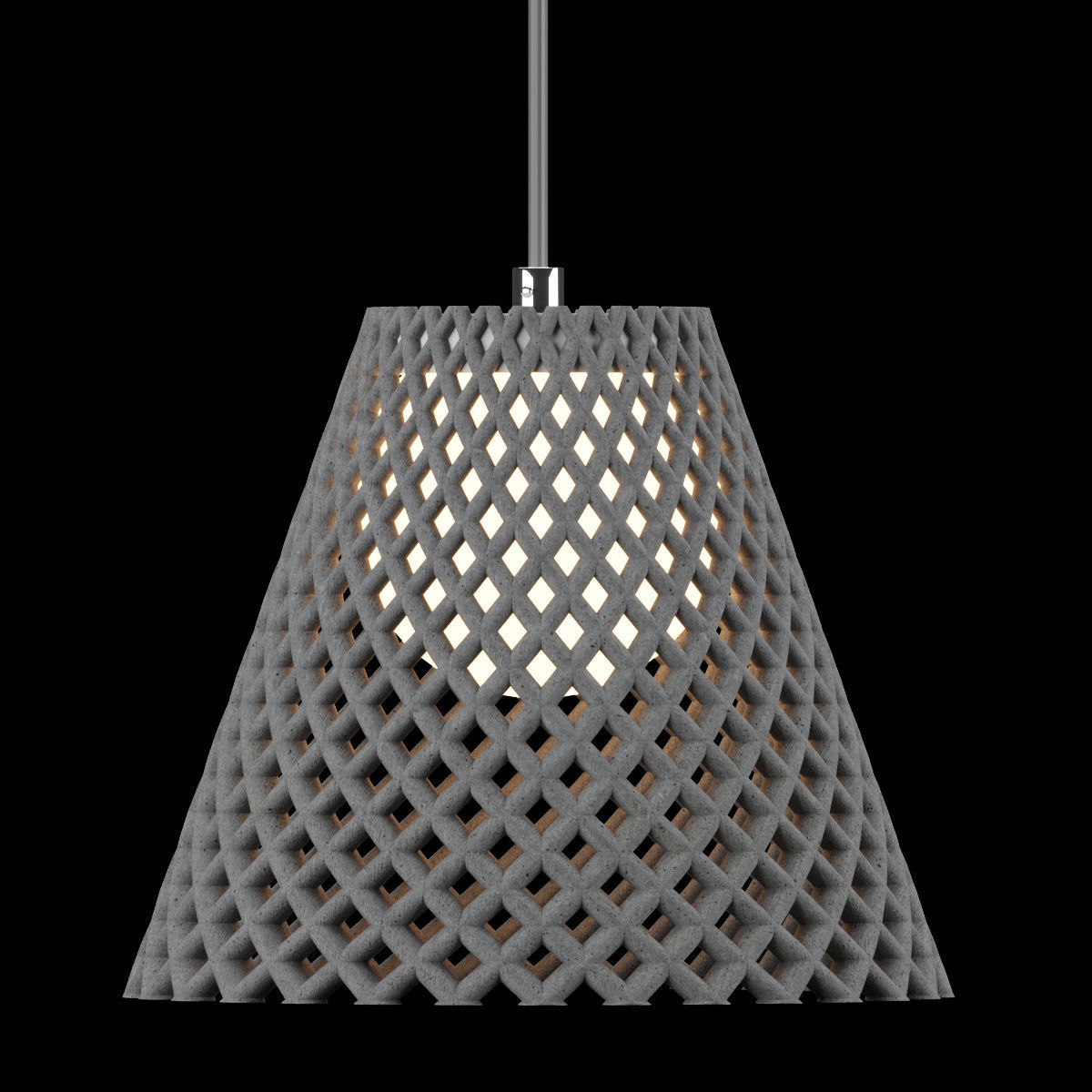 Concrete Helia Pendant Lamp by Dror Kaspi 3D model_3