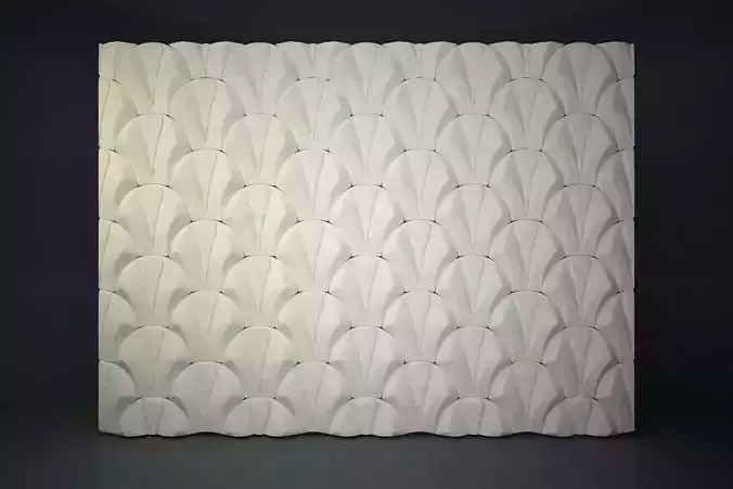 01 VIGELAND WALL PATTERN Free 3D model