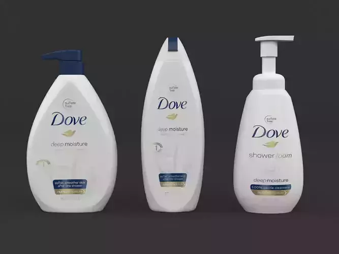 Dove Body Wash 3D model