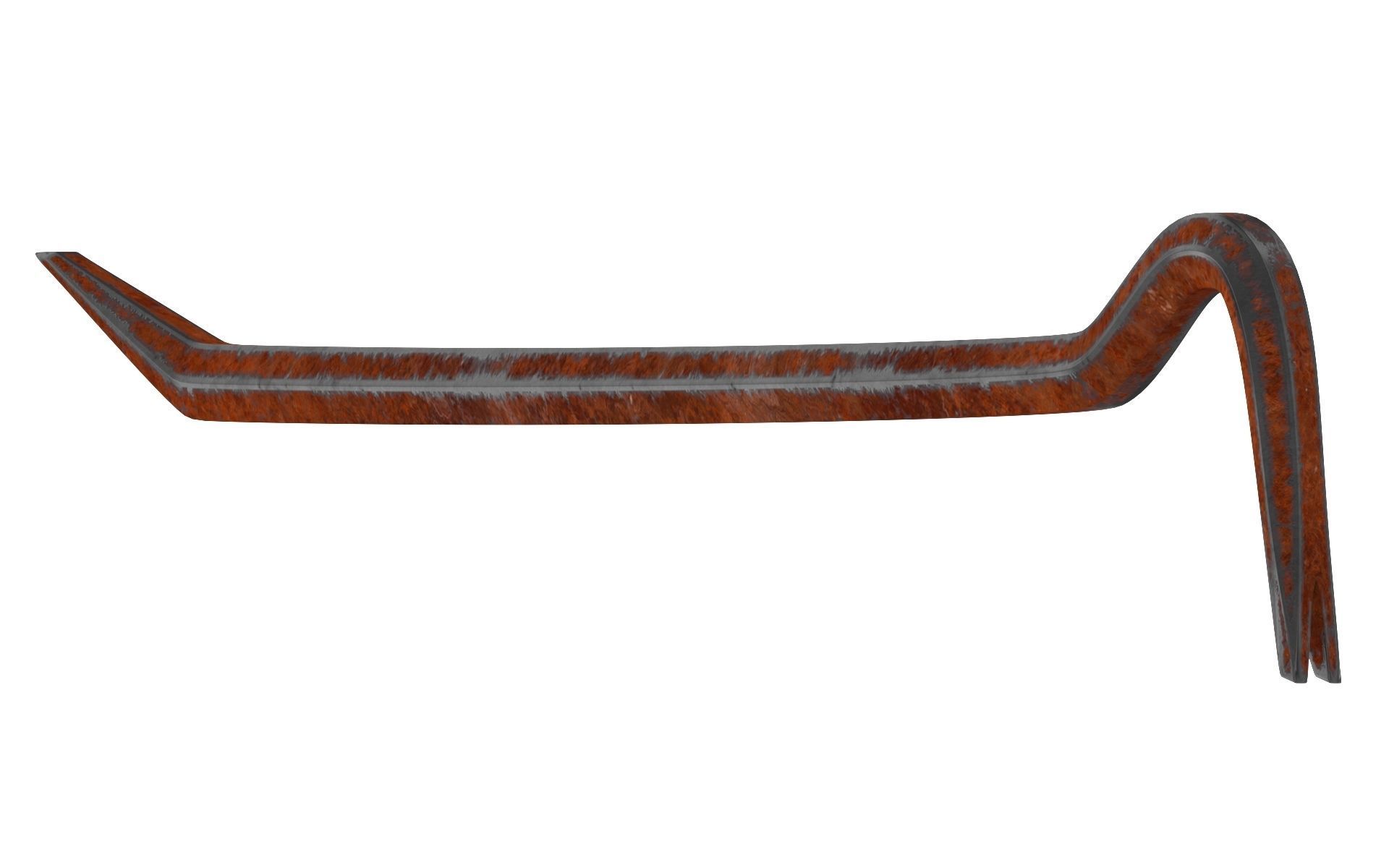 Crowbar pair of cross sticks 3D model_12
