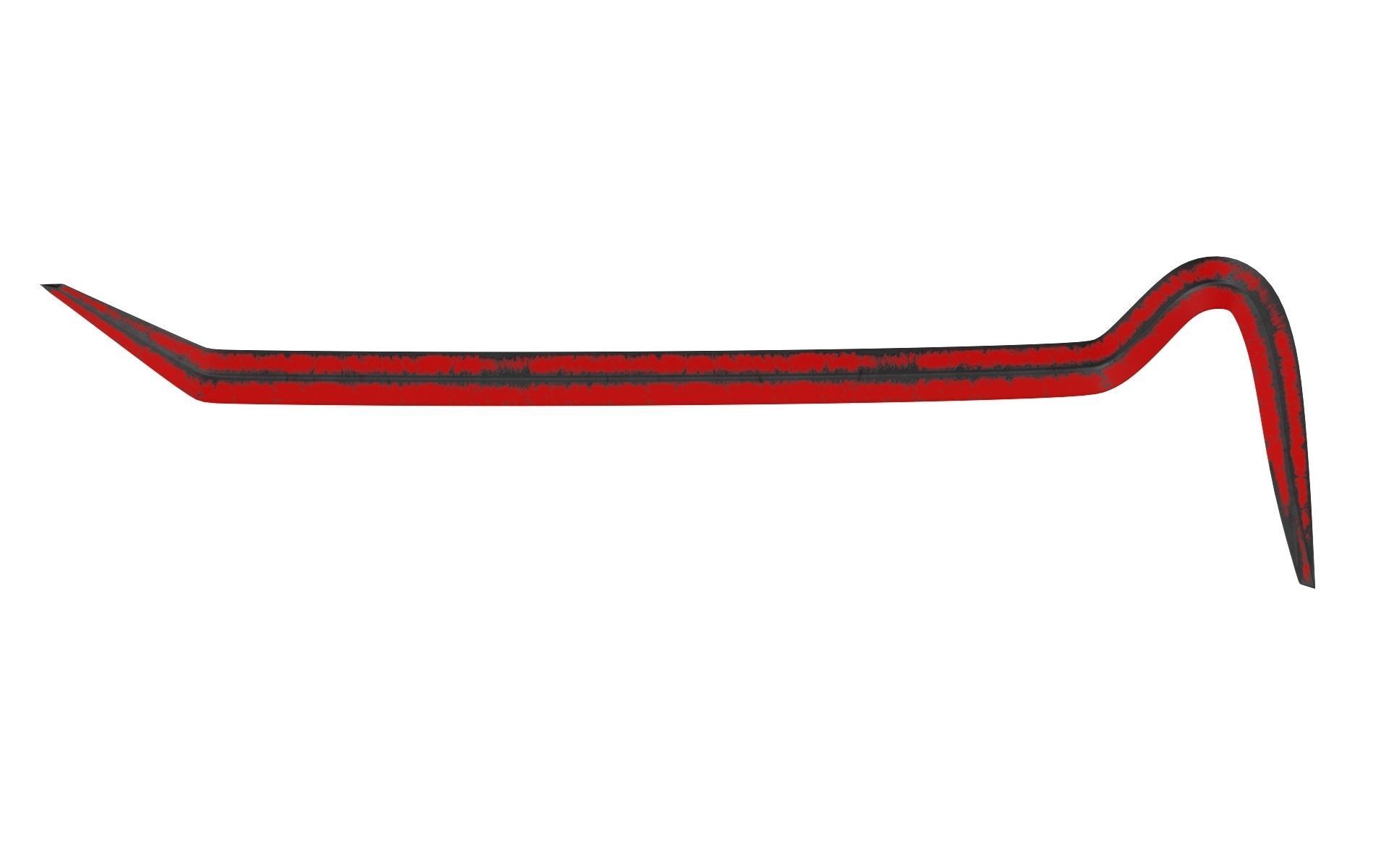 Crowbar pair of cross sticks 3D model_4