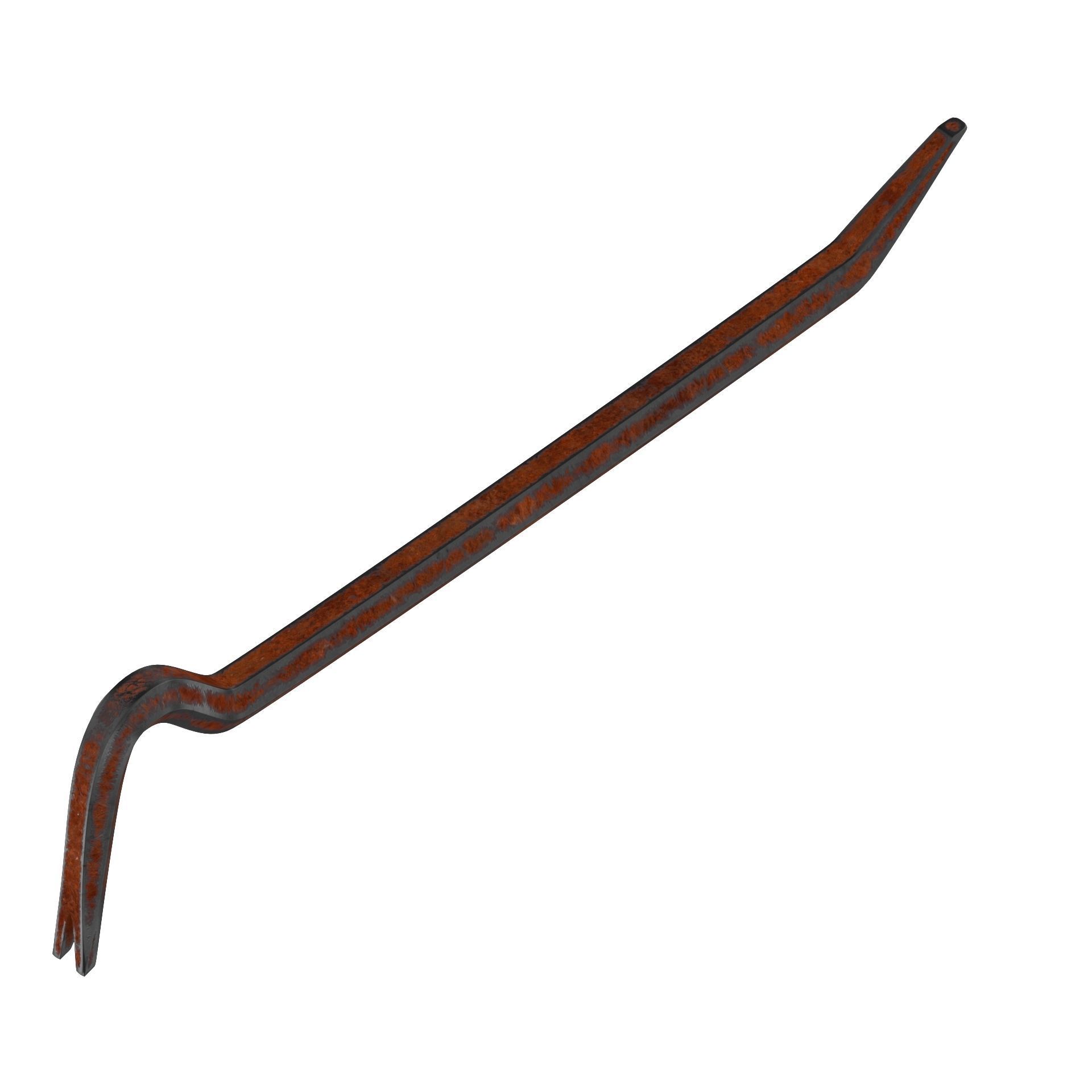 Crowbar pair of cross sticks 3D model_14