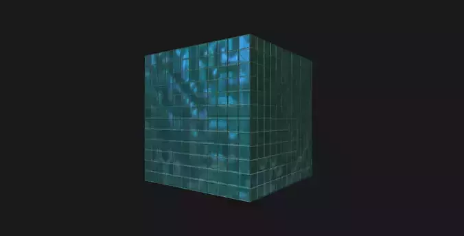 Reflective Blue tiles