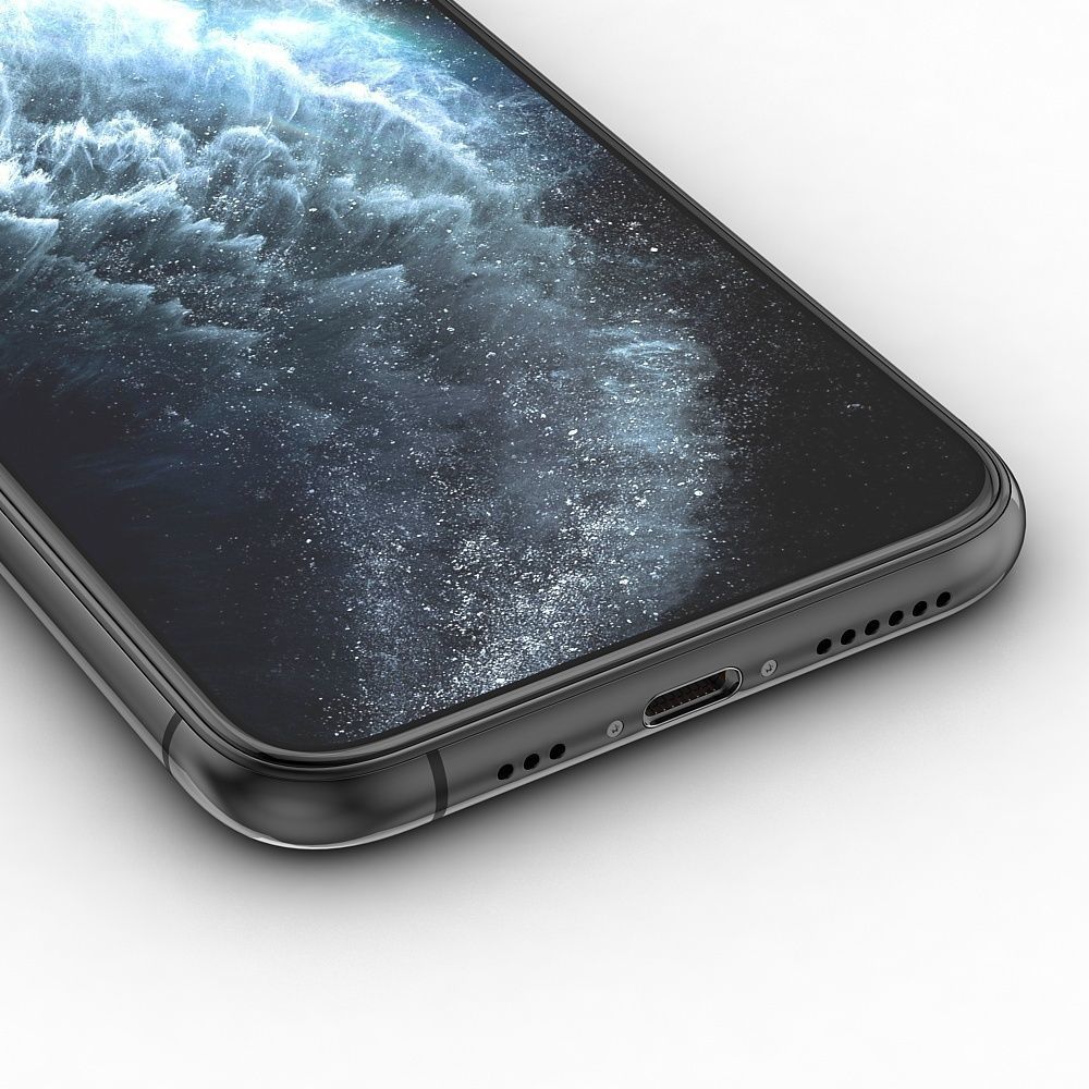 Apple iPhone 11 Pro   Space Gray  Low-poly 3D model_16