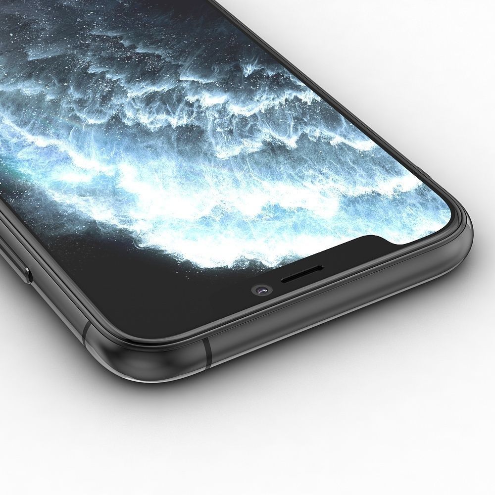 Apple iPhone 11 Pro   Space Gray  Low-poly 3D model_15