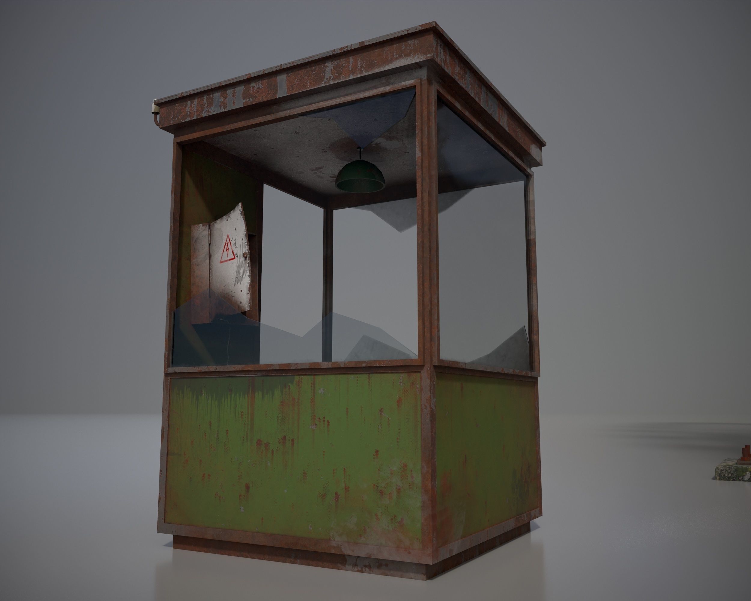 Abandoned Pripyat Ferris Wheel PBR Low-poly 3D model_9