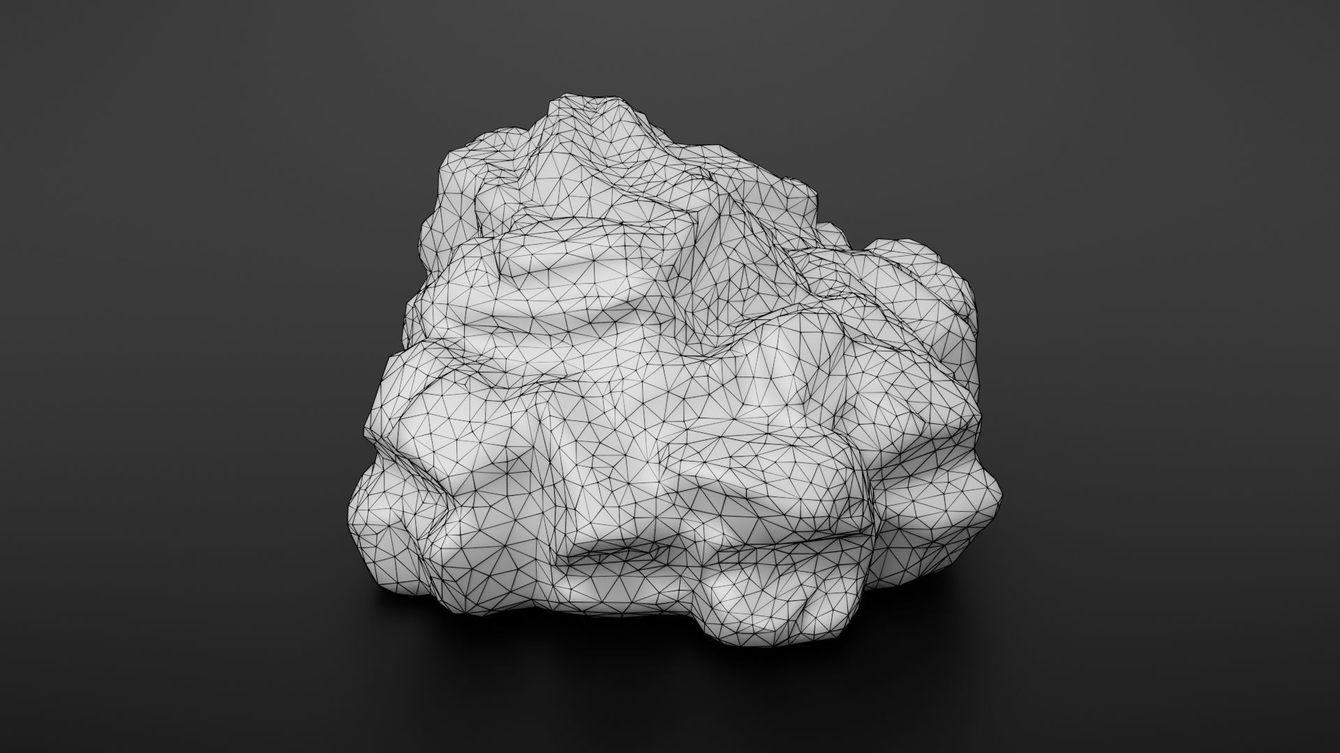Rock formation 5 Low-poly 3D model_41