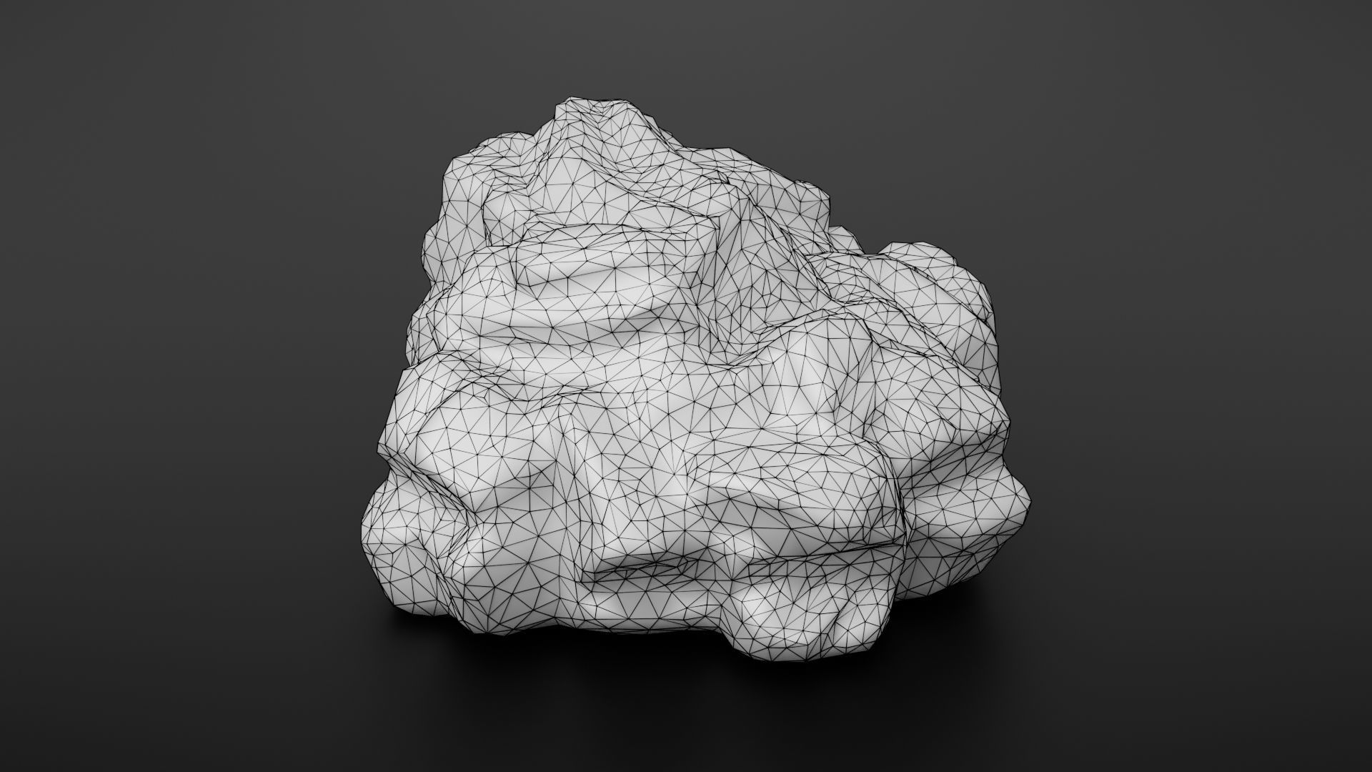 Rock formation 5 Low-poly 3D model_22