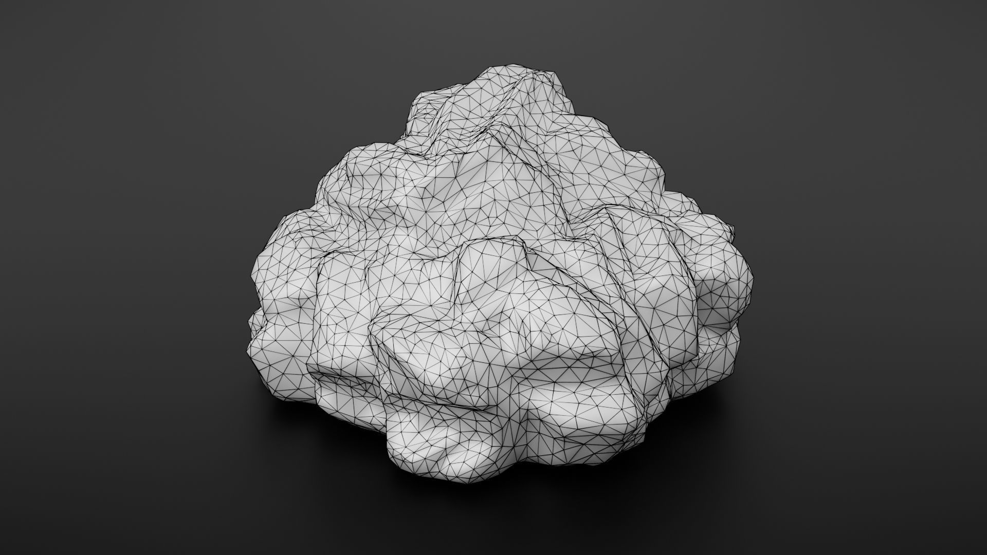 Rock formation 5 Low-poly 3D model_38