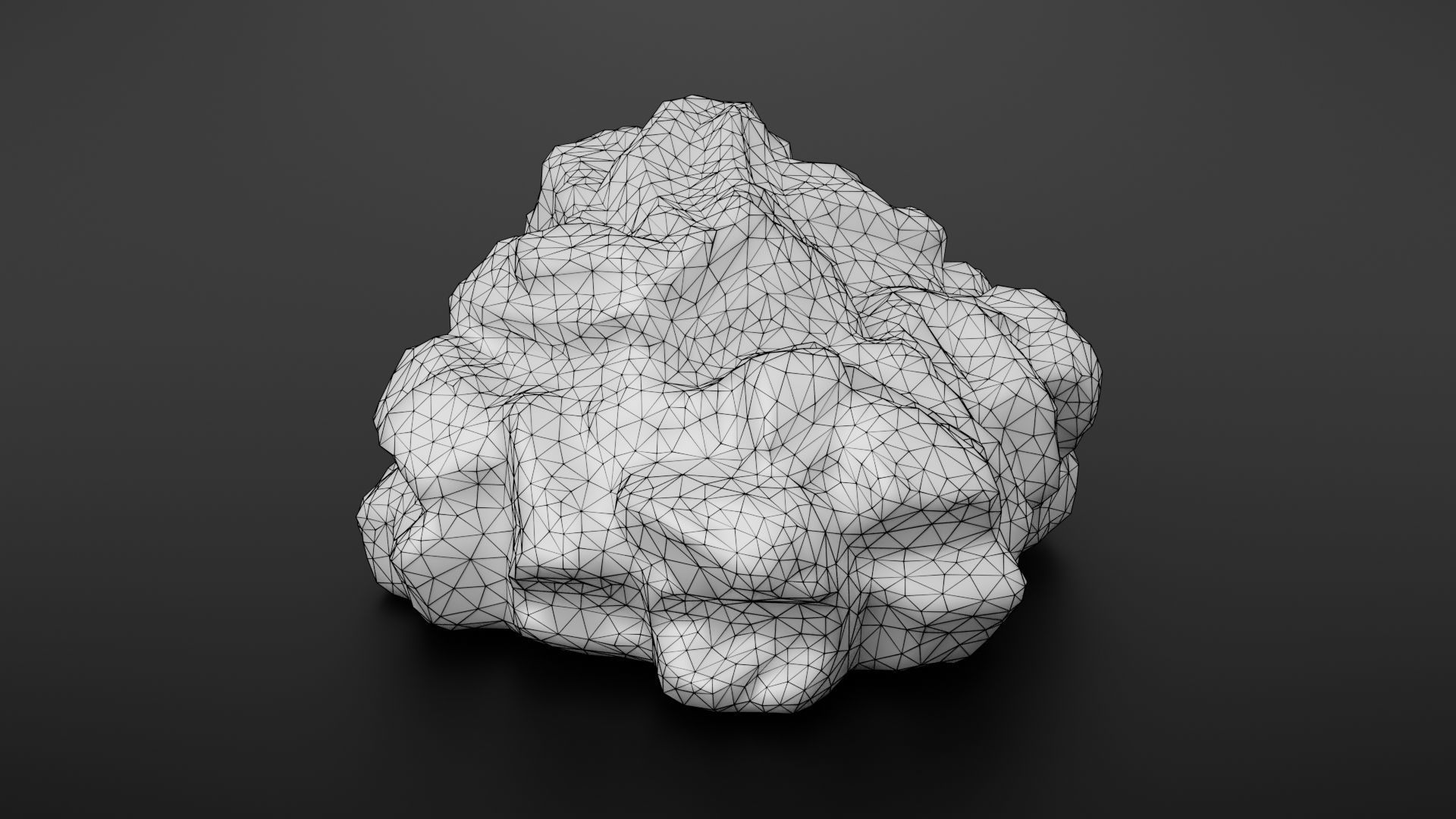 Rock formation 5 Low-poly 3D model_39