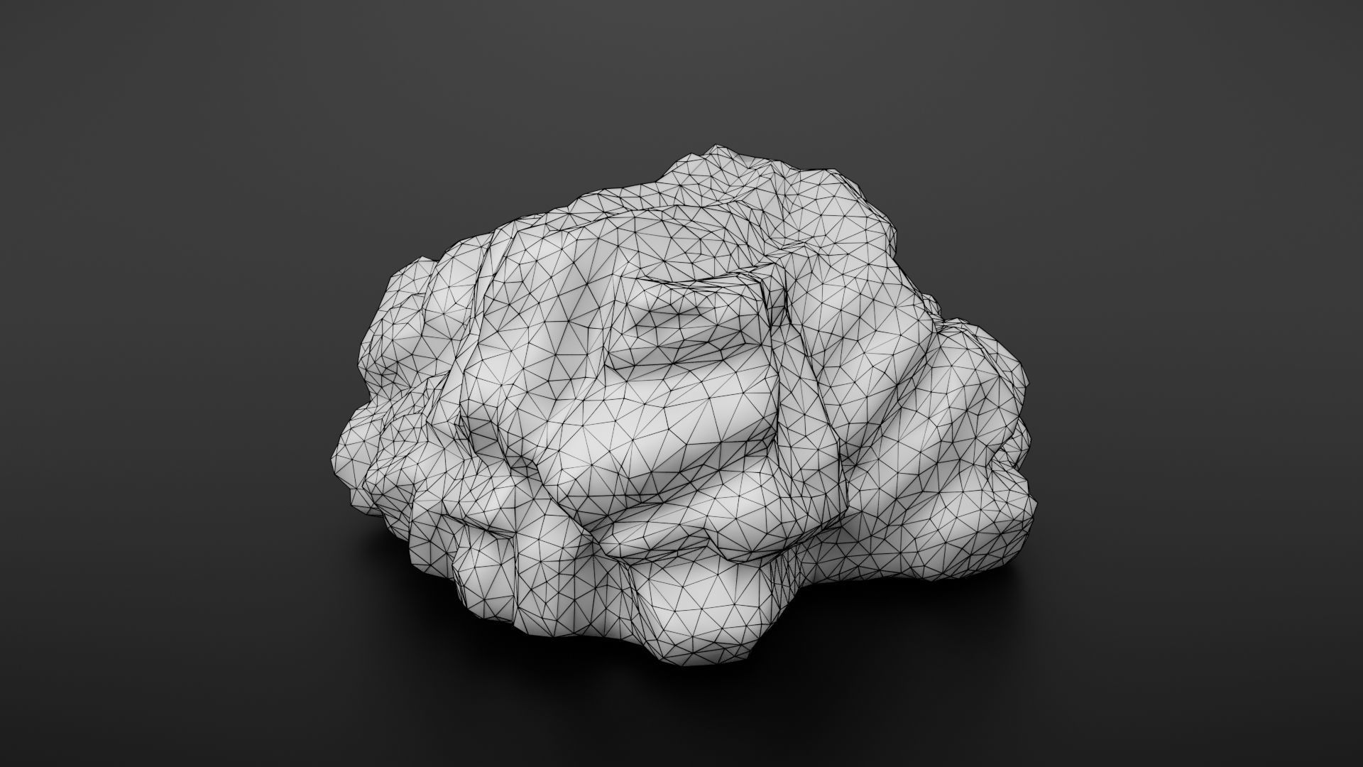Rock formation 5 Low-poly 3D model_30
