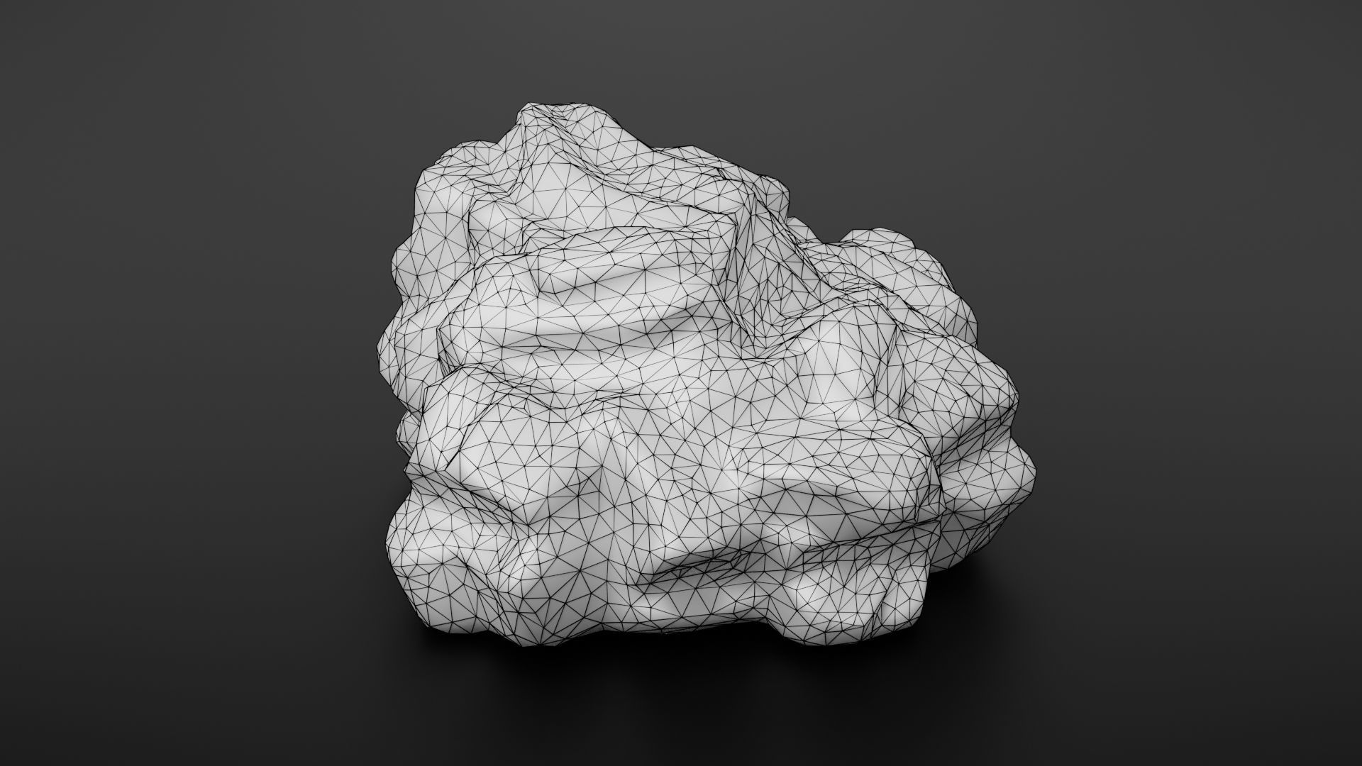 Rock formation 5 Low-poly 3D model_24