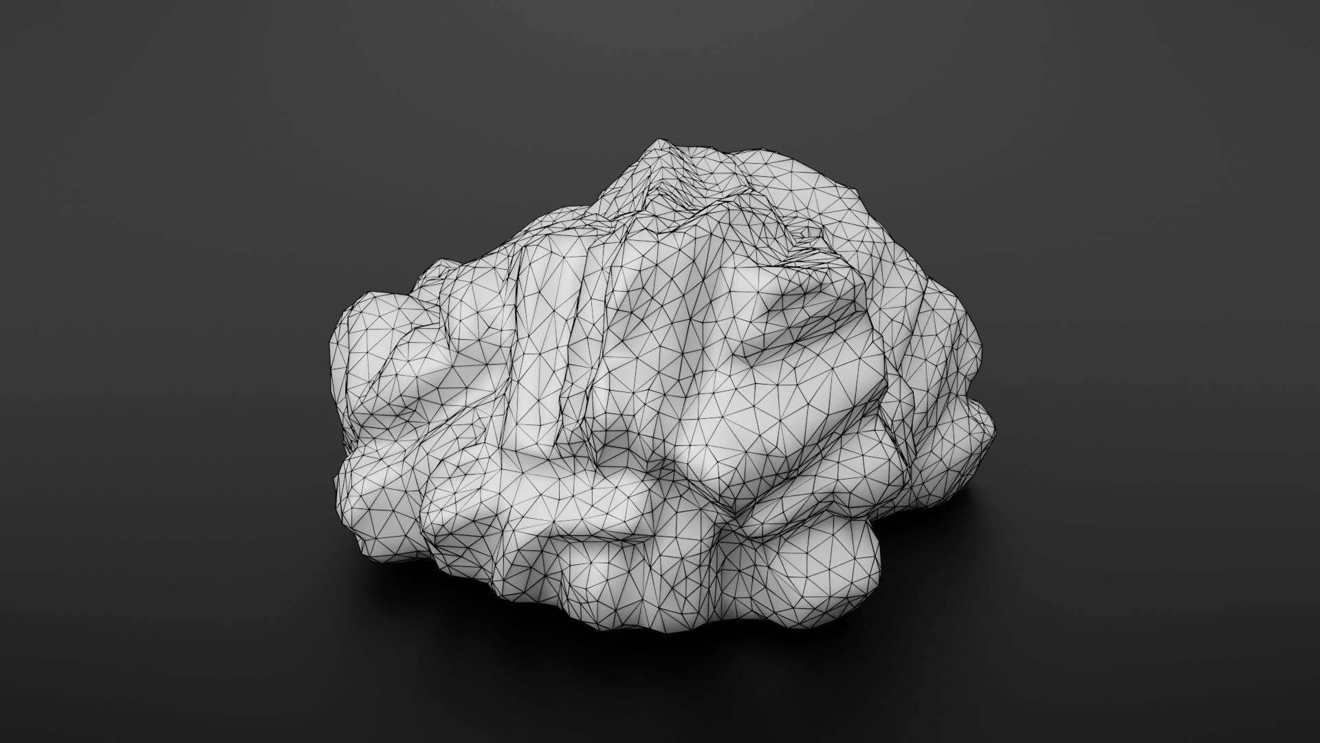 Rock formation 5 Low-poly 3D model_31