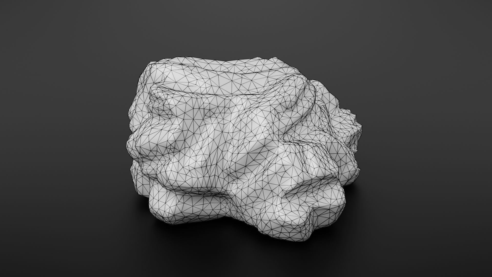 Rock formation 5 Low-poly 3D model_28