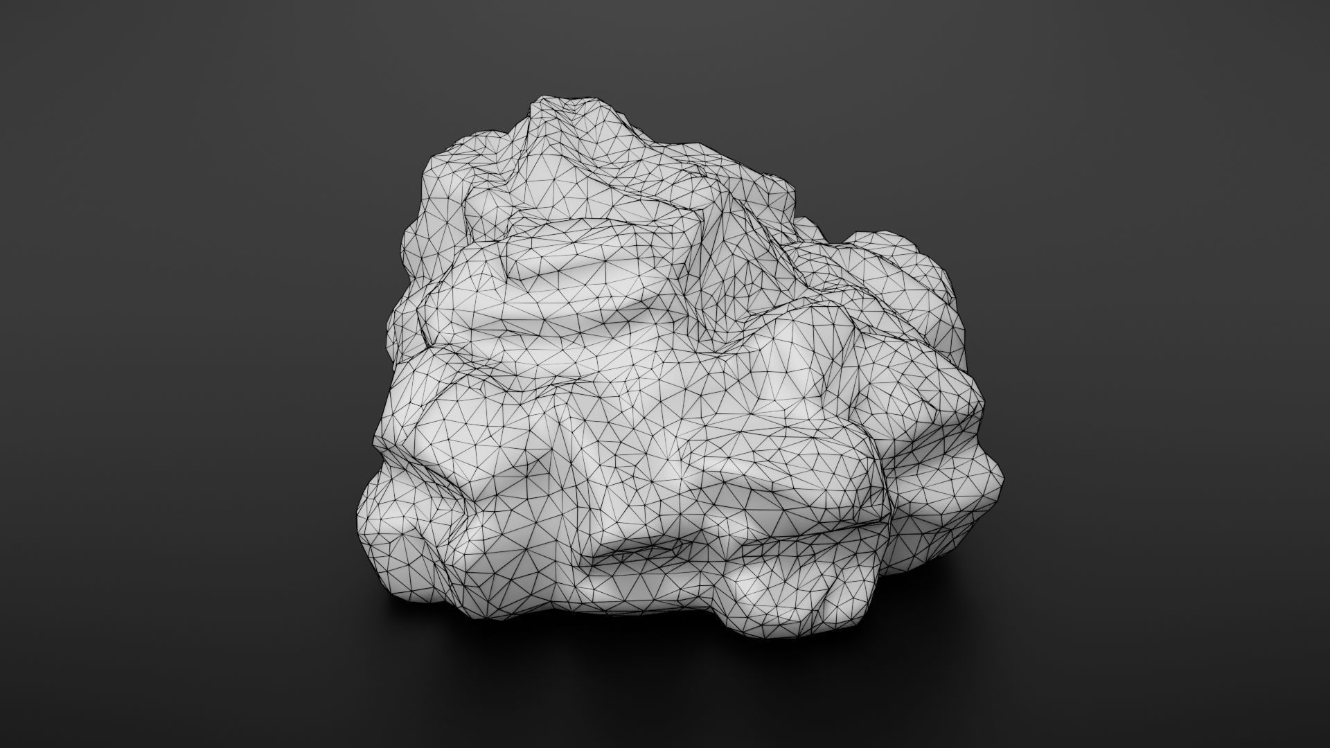 Rock formation 5 Low-poly 3D model_23