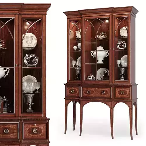 Century - Wellington Court Breakfront Display Cabinet 30H-423