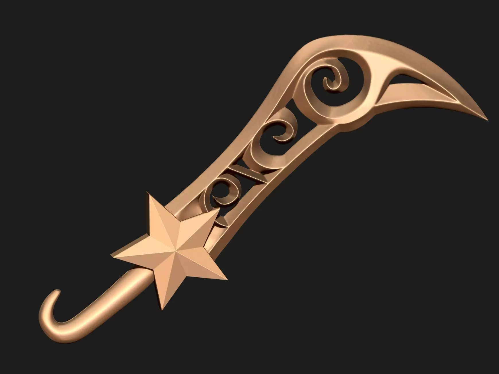 KATARINA blade weapon xmas version - League of legends 3D print model_0