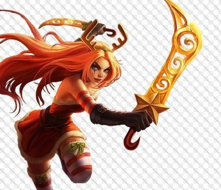 KATARINA blade weapon xmas version - League of legends 3D print model_3