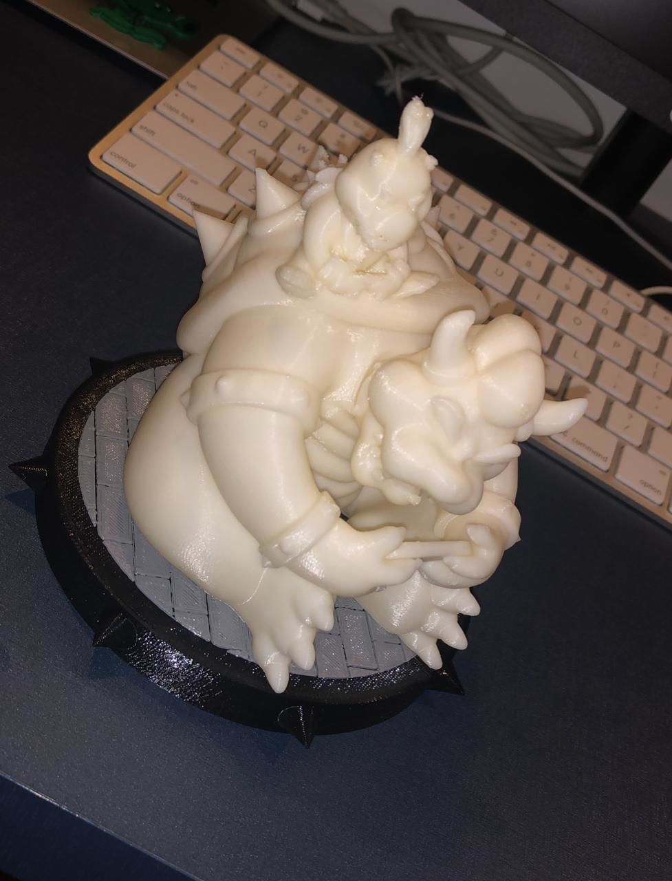 Bowser and Bowser Jr 3D print model_15