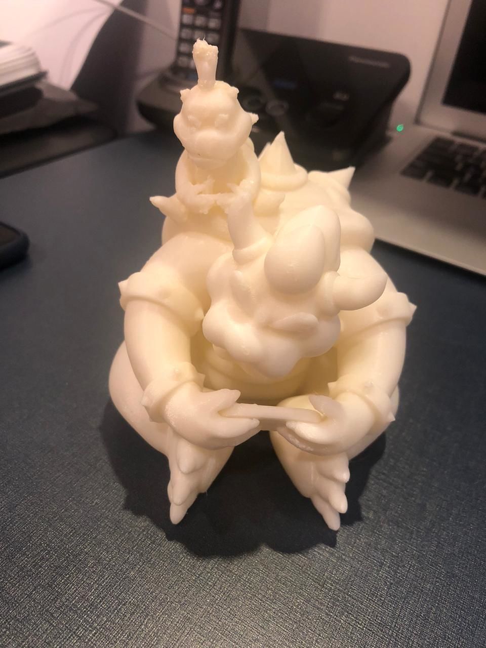 Bowser and Bowser Jr 3D print model_5