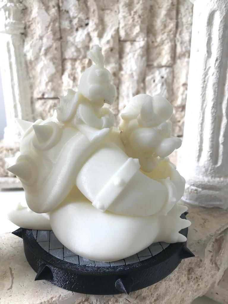 Bowser and Bowser Jr 3D print model_11