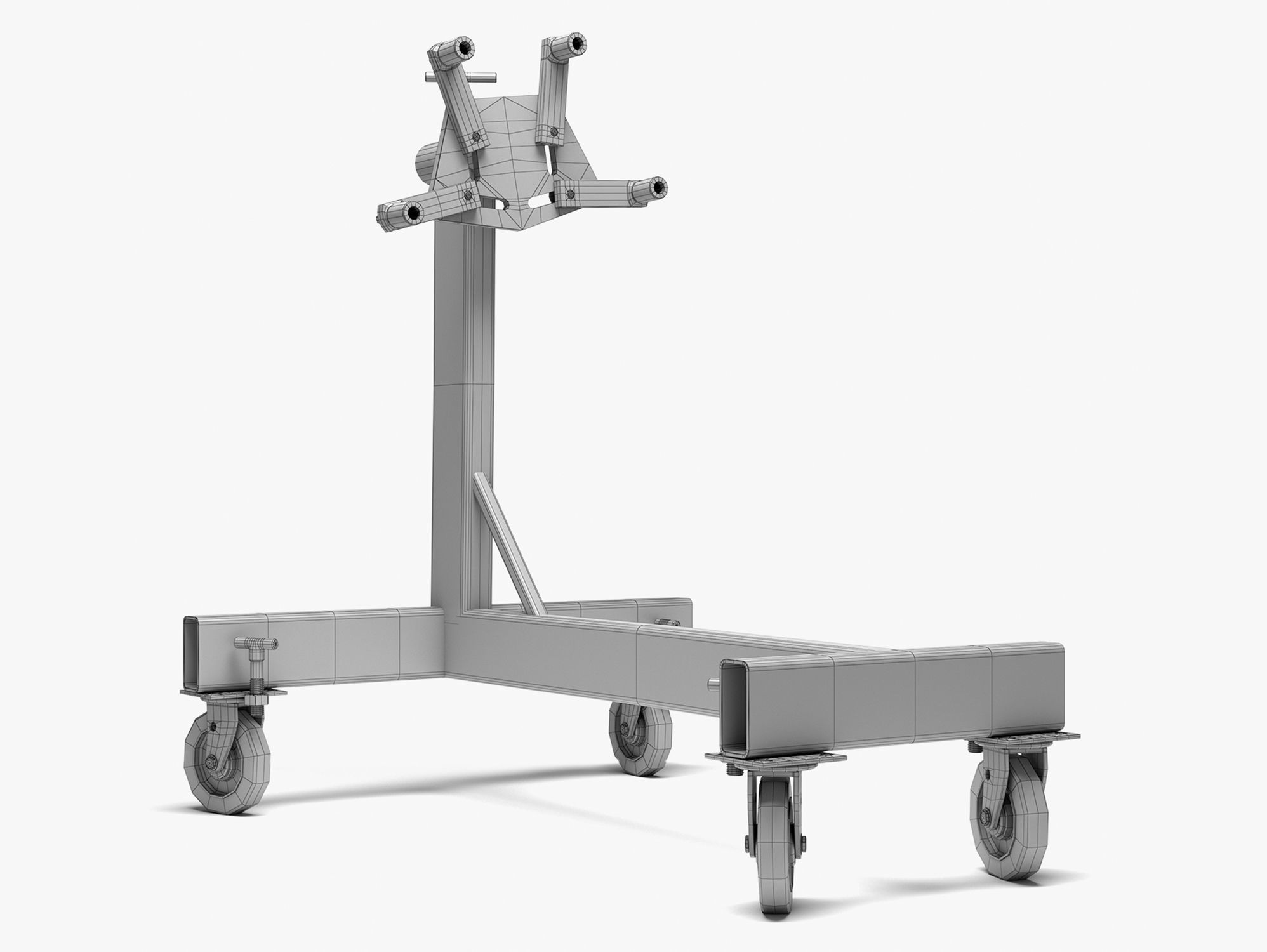 Engine Stand 3D model_9