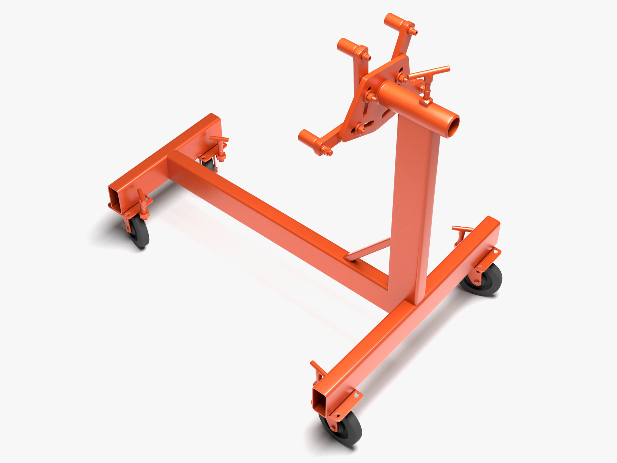 Engine Stand 3D model_1