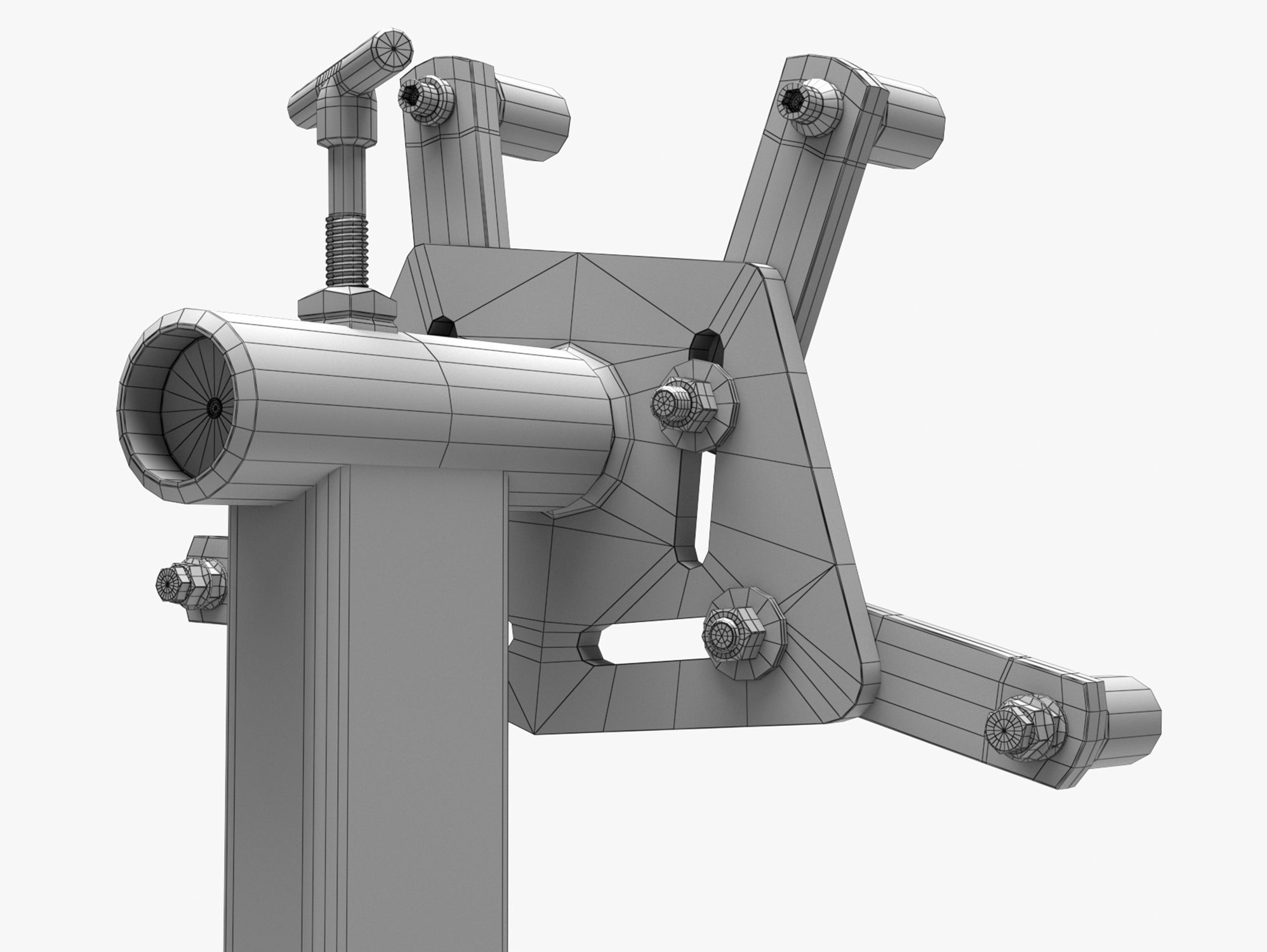 Engine Stand 3D model_6