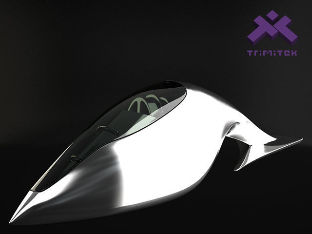 Sci-fi Speeder 3D model_14