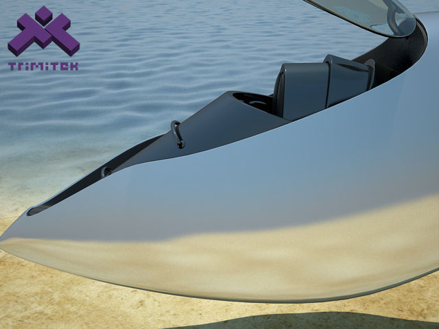 Sci-fi Speeder 3D model_3