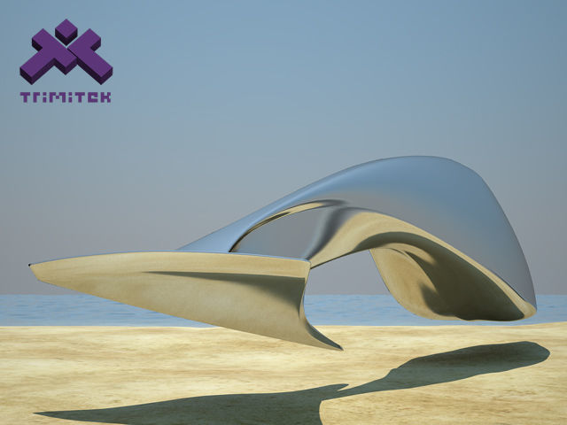 Sci-fi Speeder 3D model_12