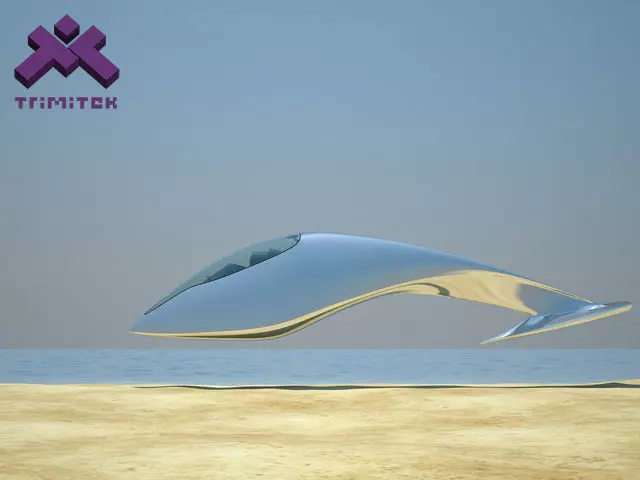 Sci-fi Speeder 3D model_0