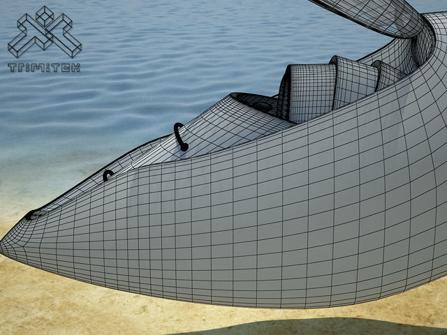 Sci-fi Speeder 3D model_4
