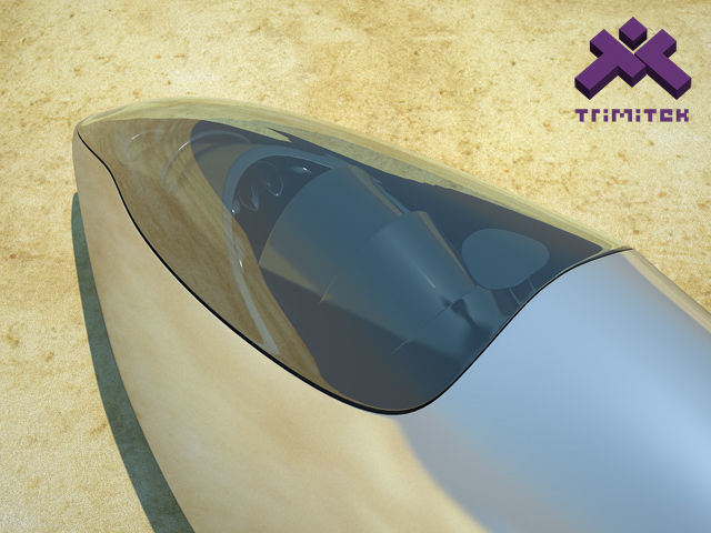 Sci-fi Speeder 3D model_7