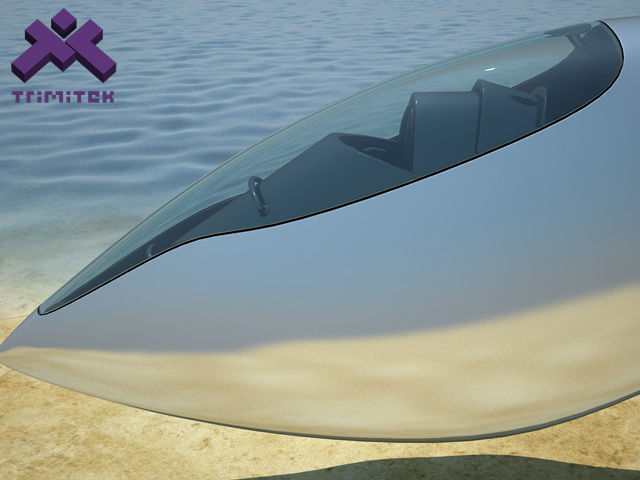 Sci-fi Speeder 3D model_2