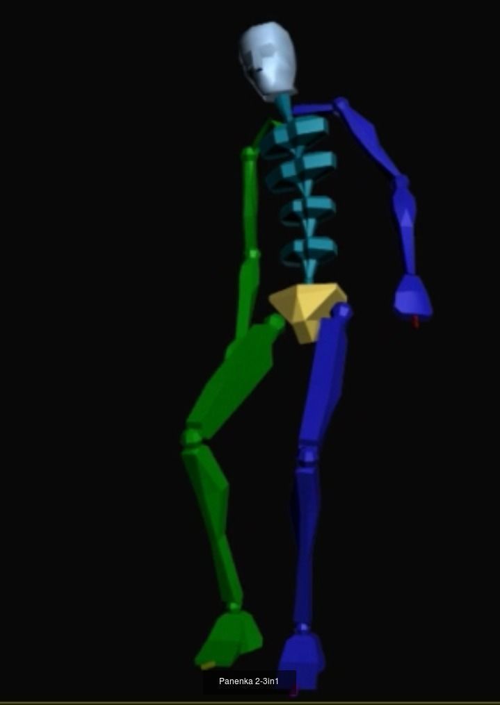 Penalty shoot- get ready-Panenka- dance - freestyle dance 3D Model Collection_35