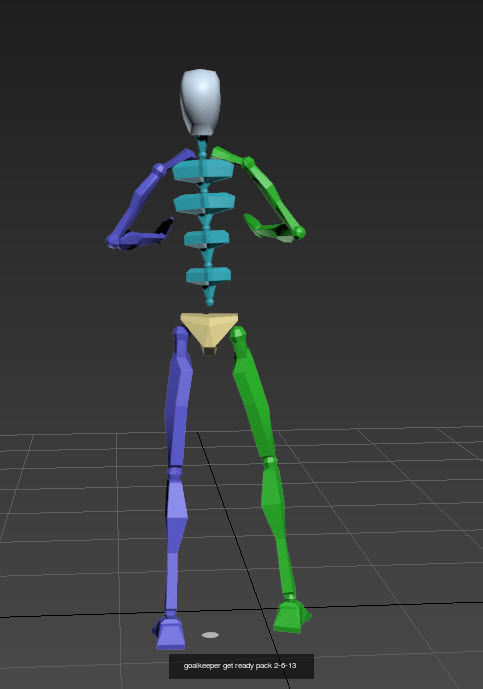 Penalty shoot- get ready-Panenka- dance - freestyle dance 3D Model Collection_21