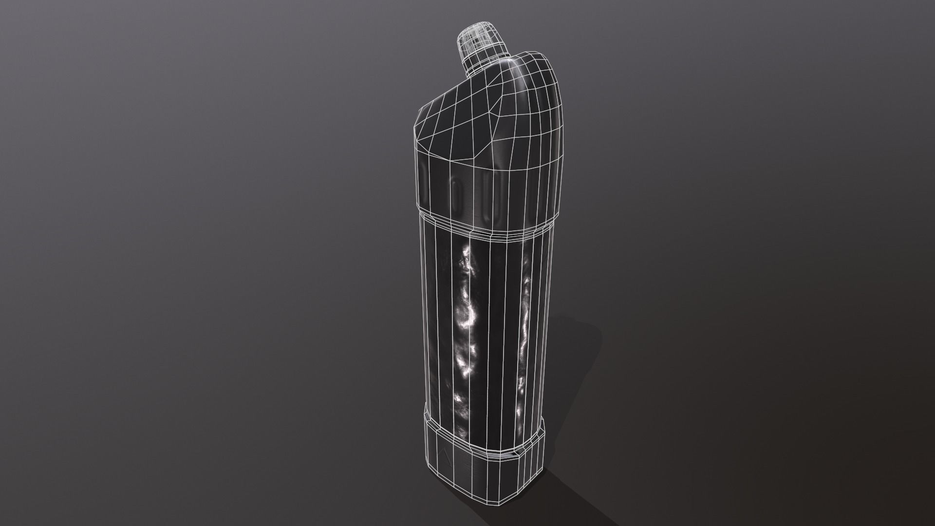 WC cleaning product Low-poly 3D model_11