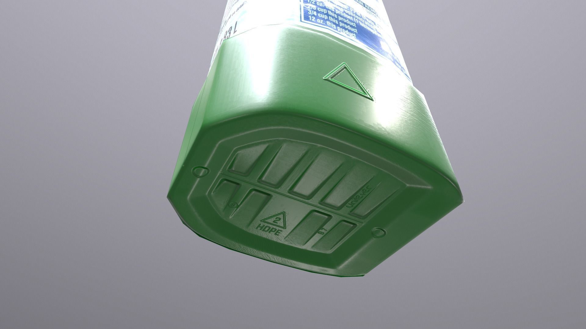 WC cleaning product Low-poly 3D model_9