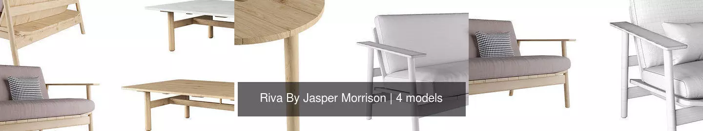 Riva By Jasper Morrison 3D Model Collection_0